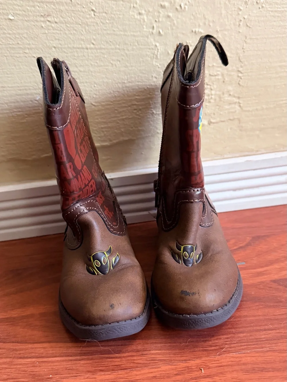 Disney Woody Brown and Blue Kids' Cowboy Boots